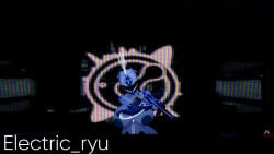 dj electric_ryu female nude_female robot_girl vrchat vrchat_avatar warframe