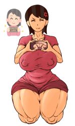 1girls :>= anger_vein angry angry_expression angry_face big_breasts big_nipples blowjob breasts cheating cheating_wife chocolate_bar fellatio female female_only huge_breasts irasutoya kneeling mature_female mig3120 milf muscular_thighs netorare nipple_bulge nipple_piercing nipple_piercings_under_clothes nipples ntr phone recording recording_on_phone reference_image thick_thighs thunder_thighs uncensored vacuum_fellatio