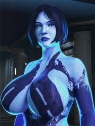 cortana from halo (game) by word2