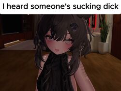 1girls 3d accessories accessory animated audio bangs blue_eyes blush bob_cut brown_hair brunette_hair deep_blowjob deepthroat deepthroat_no_hands doll doll_joints fansly fellatio female female_focus female_only freckles freckles_on_face humanoid implied_fellatio implied_oral licking licking_penis looking_at_viewer open_mouth oral oral_sex pale-skinned_female pale_skin pov pov_eye_contact short_hair solo_female sound sucking sucking_penis tagme text tongue tongue_out video viewer_pov virgin_killer_sweater vrchat vrchat_avatar vrchat_media vrchat_model