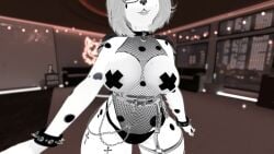 breasts dancing demon demon_girl furry furry_breasts furry_desirer furry_male furry_only nsfw tease teasing teasing_viewer video vr