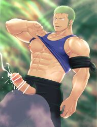 roronoa zoro from one piece by porkjinta