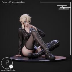 fami (chainsaw man) from chainsaw man by saltsculpt3d