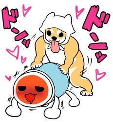 canine don-chan japanese_text mammal taiko_no_tatsujin text