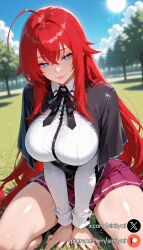 rias gremory from high school dxd by sinity