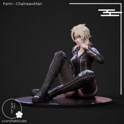 fami (chainsaw man) from chainsaw man by saltsculpt3d