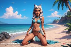 ahsoka tano from clone wars by progenarts