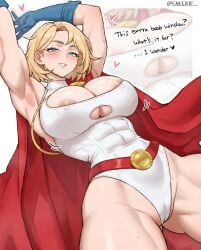 power girl from dc by cheekie0