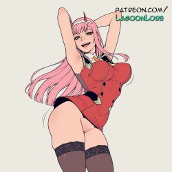 zero two (darling in the franxx) from darling in the franxx by lagoonlore