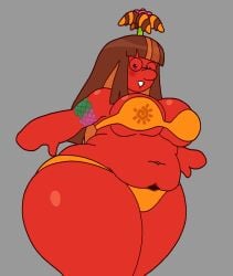 chichi (fuzzycapsule08) from mario (series) by ftrashpickle