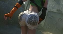 3d ai_assisted ai_generated animated ass ass_focus final_fantasy final_fantasy_vii final_fantasy_vii_remake tagme video walking yuffie_kisaragi