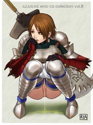 azasuke clothing monster_hunter panties peeing tagme urinating
