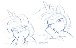 alicorn ambris crown equine female friendship_is_magic hair horn horse my_little_pony oral penis pony princess_celestia_(mlp) princess_luna_(mlp) sparkles wings