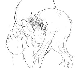 artist_self-insert closed_eyes cropped_torso hand_on_another's_hip hand_on_another's_thigh highres male_focus original penis pubic_hair shotlock smelling