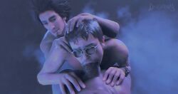 3boys 3d 3d_animation animated asian asian_male assisted_fellatio big_penis blowjob deepthroat dick dollymolly323 eric_tomizawa facial_hair fellatio forced_fellatio forced_oral gagging gagging_noise gay gay_blowjob gay_male gay_sex glasses hand_on_head hand_on_shoulder holding holding_head ichiban_kasuga like_a_dragon_(series) looking_at_viewer male male/male male_focus male_only penis pov ryuu_ga_gotoku shower shower_sex sound steam tagme threesome video watch wet_hair yakuza_(series) yaoi