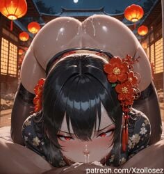 ai_generated black_hair patreon patreon_username red_eyes tifa_lockhart xzollosez