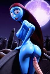 ai_generated big_breasts curvy_figure disney doll looking_at_viewer nightmare_before_christmas nude penis pussy red_hair sally_(the_nightmare_before_christmas) solo stitches the_nightmare_before_christmas touchstone