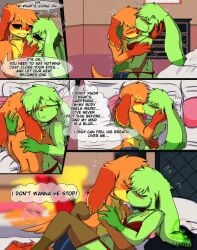 anthro anthro_on_anthro bassilixxx23 comic critters_(poppy_playtime) dogday dogday_(poppy_playtime) hoppy_hopscotch hoppy_hopscotch_(poppy_playtime) poppy_playtime poppy_playtime_(chapter_3) smiling_critters