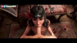 1boy 1girls 3d animated baldur's_gate_3 black_hair blowjob breasts fellatio female jellyfishjubilee light-skinned_female light-skinned_male light_skin longer_than_10_seconds male male_pov oral oral_penetration oral_sex pov shadowheart shorter_than_20_seconds sound tagme toasted_microwave video