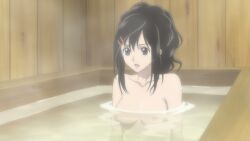 bathing blood-c naked naked_female nipples screencap uncensored_nipples