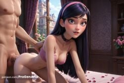 1boy 1boy1girl 1girls abs ai_generated all_fours anal anal_sex artist_name balls bed bedroom black_choker black_hair blue_eyes blush bottomless bra breasts choker cleavage curtains day disney doggy_style female flower hairband hi_res indoors lips long_hair looking_at_viewer male medium_breasts navel nose nude on_bed parted_lips penis petals pink_bra pink_flower pink_hairband pixar progenarts pussy rose sex sex_from_behind solo_focus straight superhero superheroine testicles the_incredibles the_incredibles_2 uncensored underwear vaginal_penetration vaginal_sex vase violet_parr web_address window younger_female