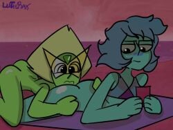2d 2d_(artwork) 2d_animation 2girls anal anal_sex anilingus anilingus_from_female animated animation beach blue_body blue_hair duo duo_female female female_focus female_on_female green_body green_skin lapis_lazuli_(gem) lapis_lazuli_(steven_universe) lesbian_couple lesbian_sex licking_ass looking_pleasured luthrax music nude nude_female oral oral_penetration oral_sex peridot_(gem) peridot_(steven_universe) phone shorter_than_30_seconds steven_universe tagme tongue_in_anus video voice_acted yellow_hair yuri yuri
