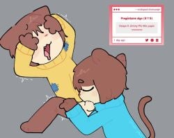 blowjob crudo_paul cum gay jimmy_(max_design_pro) max_design_pro maxdesignpro monkey non-human oxaya_(max_design_pro) self_upload siblings toony