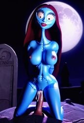 ai_generated big_breasts curvy_figure disney doll looking_at_viewer nightmare_before_christmas nude penis pussy red_hair sally_(the_nightmare_before_christmas) solo stitches the_nightmare_before_christmas touchstone