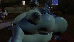 1girls 3d anthro anus big_ass big_breasts breasts female female_only kroxigor kroxigor_(vulgarvictor) lizardman_(warhammer_fantasy) nipple_piercing nipples pose pussy pussy_piercing solo solo_female vrchat vrchat_avatar vrchat_model warhammer_(franchise) warhammer_fantasy