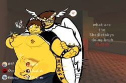 2boys backshots big_breasts big_penis biting_own_lip breasts cum forsaken_(roblox) gay gay_sex guardian_angel_shedletsky huge_cock moobs pounding_ass roblox roblox_game robloxian rockstar_shedletsky rough_sex self_upload selfcest shedletsky shedletsky_(forsaken) tagme tears thrusting_into_ass whiskeyy x-ray yaoi