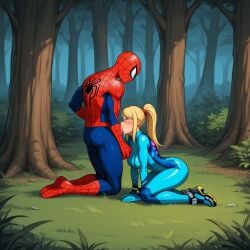 1boy 1boy1girl 1girls big_ass big_breasts breasts curvaceous curvy curvy_figure digital_media_(artwork) female hips hourglass_figure huge_ass huge_breasts large_ass large_breasts legs light-skinned_female light-skinned_male light_skin loverlassysponk male male/female marvel marvel_comics mature mature_female mature_male metroid nintendo peter_parker samus_aran slim_waist spider-man spider-man_(series) straight thick thick_hips thick_legs thick_thighs thighs voluptuous waist wide_hips