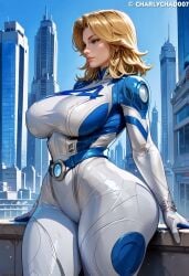 ai_generated charlychad007 invisible_woman marvel marvel_rivals sue_storm thick_thighs wide_hips