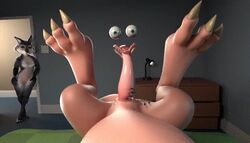 2019 3d animated critterclaws erection female first_person_view inside lying male mammal nude penis reptile scalie what