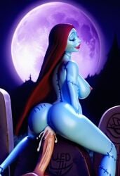 ai_generated big_breasts curvy_figure disney doll looking_at_viewer nightmare_before_christmas nude penis pussy red_hair sally_(the_nightmare_before_christmas) solo stitches the_nightmare_before_christmas touchstone