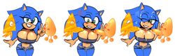 anthro big_breasts blush bodily_fluids breasts breasts_bigger_than_head cum cum_on_breasts cum_on_face drill_wisp female genderswap genital_fluids genitals group hi_res hover_wisp huge_breasts male missphase mobian_(species) penis rule_63 sega sonic_(series) sonic_colors sonic_the_hedgehog sonic_the_hedgehog_(series) sonique_the_hedgehog straight wisp_(sonic)