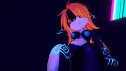 1girls casual_nudity female imp_midna midna not_furry pose pussy shortstack solo_female vrchat vrchat_avatar vrchat_model