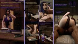 2boy 3d big_breasts big_penis blue_eyes breasts caitlyn_(league_of_legends) caitlyn_kiramman caption cheating completely_naked completely_naked_female completely_nude completely_nude_female cuckold cuckold_pov dark-skinned_male dark_skin dress female female_penetrated gino_cano_(artist) huge_breasts interracial league_of_legends light-skinned_female light_skin long_hair male muscular muscular_male netorare nipples ntr nude nude_female penis phone phonecall purple_hair queen_of_spades riot_games self_upload sex straight tagme tattoo