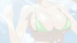 5girls alice_maresato animated ass beach big_breasts blonde_hair bouncing_breasts gif highschool_of_the_dead huge_breasts long_hair multiple_girls open_mouth orange_hair pink_hair purple_hair rei_miyamoto saeko_busujima saya_takagi shiny_skin shizuka_marikawa skindentation swimsuit