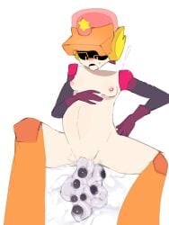 1boy angelabaddiees birth birthing birthing_monster brawl_stars cuntboy giving_birth intersex lawrie_(brawl_stars) male parasite