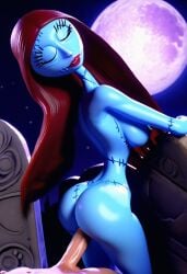 ai_generated big_breasts curvy_figure disney doll looking_at_viewer nightmare_before_christmas nude penis pussy red_hair sally_(the_nightmare_before_christmas) solo stitches the_nightmare_before_christmas touchstone