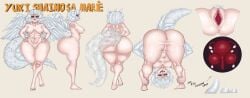 1girls anus areolae ass barefoot breasts character_name character_sheet completely_nude completely_nude_female female female_only full_body lonelious naked naked_female nipples nude nude_female pussy solo solo_female vagina vulva yuki_(thewyrmemperor)