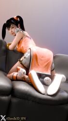 3d blender dawdle3d ling_xiaoyu tagme tekken