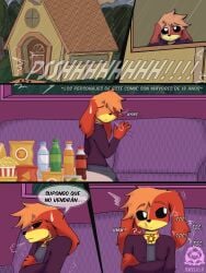 anthro anthro_on_anthro bassilixxx23 comic dogday dogday_(poppy_playtime) nightmare_critters poppy_playtime poppy_playtime_(chapter_3) poppy_playtime_(chapter_4) smiling_critters
