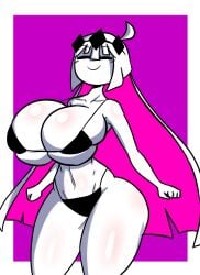 1girls belly big_breasts bikini black_crown breasts curvy_female female female_only fnf_entity fnf_mods friday_night_funkin friday_night_funkin_mod full_comfort huge_breasts long_hair long_white_hair nikusa_(fnf) nikusa_(sugarratio) queen small_bikini smile solo solo_female tight_bikini tiny_bikini white_hair white_skin