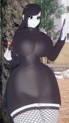 1girls 3d big_ass big_breasts big_thighs breasts bust busty chest curvaceous curvy curvy_figure female hips hourglass_figure huge_ass huge_breasts huge_thighs kaoskatsu large_ass large_breasts large_thighs legs mature mature_female original original_character pale-skinned_female pale_skin slim_waist thick thick_ass thick_hips thick_legs thick_thighs thighs veronica_(saltynoodles) voluptuous waist white-skinned_female white_body white_skin wide_hips wide_thighs