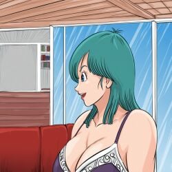 1girls ai_generated background big_breasts blue_eyes blue_hair bra bulma_(dragon_ball) bulma_briefs cleavage cleavage_window clothed dragon_ball dragon_ball_super dragon_ball_z female female_focus female_only focus_on_chest highres huge_breasts kamegallery medium_hair no_sex no_watermark pixiv purple_bra purple_underwear sexy sfw solo solo_female solo_focus underwear voluptuous voluptuous_female