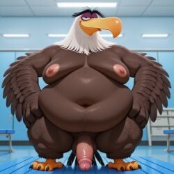 accipitrid accipitriform ai_generated angry_birds anthro avian bald_eagle balls beak big_belly bodily_fluids brown_feathers civitai claws cloud columbia_pictures detailed_eyes eagle eyebrows fat fat_belly front_view furry genitals gym gym_locker hi_res horny horny_male inside looking_at_viewer male male_only mighty_eagle navel nipples obese obese_male overweight overweight_male penis pupils rovio rovio_animation rovio_entertainment sea_eagle sega sex smile smiling_at_viewer solo sony sunny tail tail_feathers the_angry_birds_movie two-tone_body two_tone_feathers unibrow veiny_penis white_feathers white_hair yellow_beak