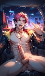 after_anal after_sex ai_generated cum cum_drip cum_in_ass gay heartsteel_kayn heartsteel_series kayn kurogitsune league_of_legends male male_focus male_only riot_games selfie yaoi