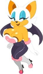 anthro anthropomorphic anthropomorphic_bat areola areola_slip areolae big_areola big_nipples bra breasts brown_lips brown_nipples cleavage dark_lips dark_nipples dream-cassette female female_focus female_only gloves heart-shaped_bra heels hoshime nipple_slip nipples rouge_the_bat sega smile solo sonic_(series) sonic_the_hedgehog_(series) transparent_background white_gloves