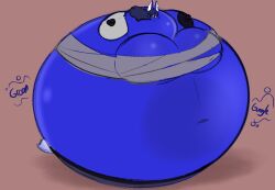 balloonlop big_breasts blueberry_inflation breasts cleavage female furry huge_breasts thick_thighs wide_hips